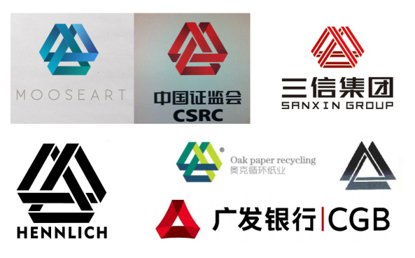 三角形雷同标志